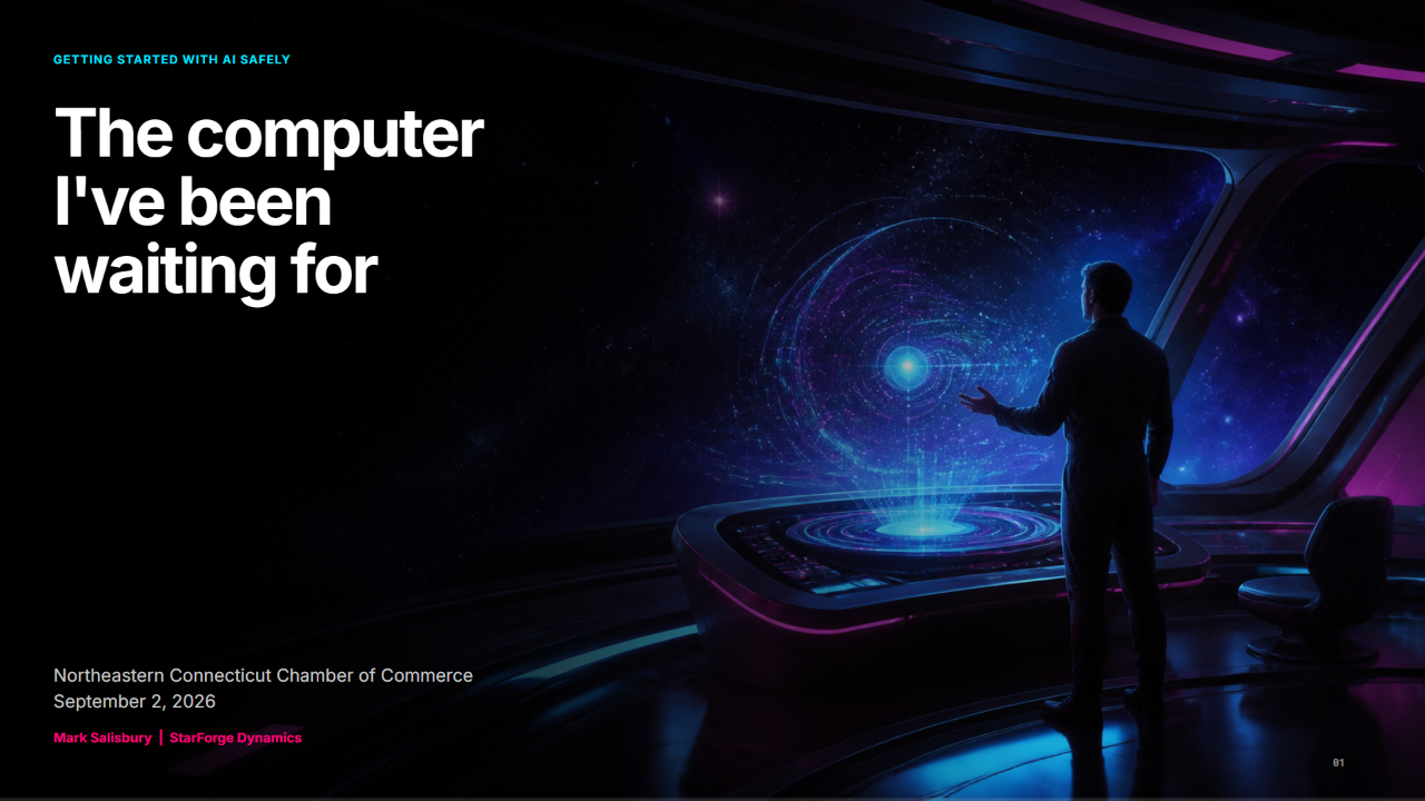 Getting Started with AI Safely — The computer I've been waiting for